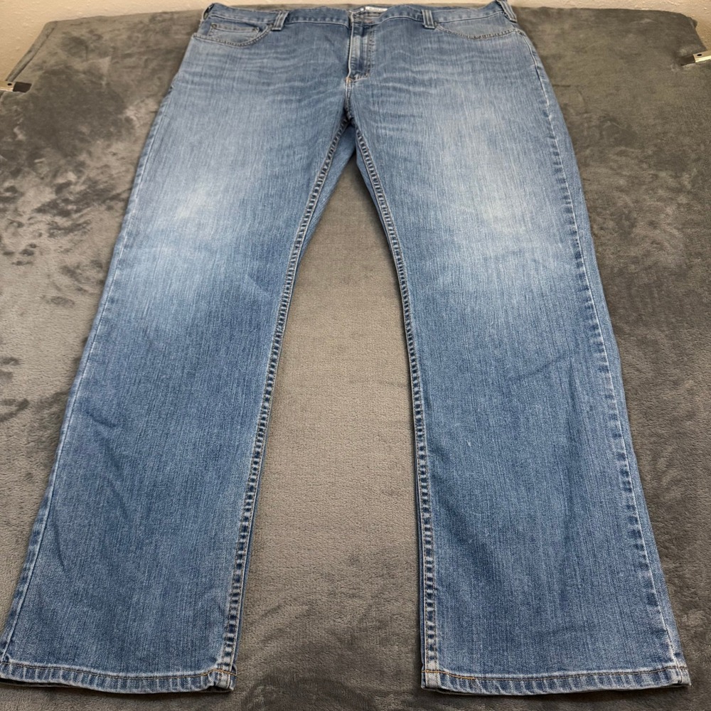 Carhartt Rugged Flex Relaxed Fit Jeans Mens 42 x 32 Blue Stretch Denim Pants